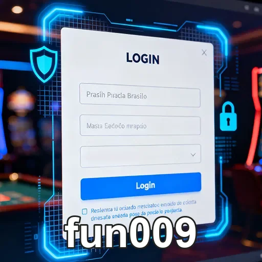 Usuário acessando o login rápido no app fun009