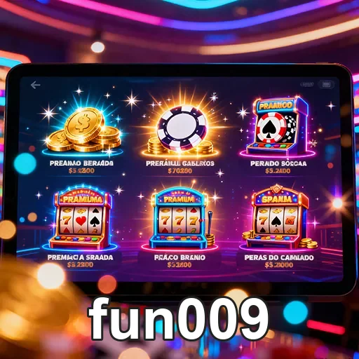 Prêmios emocionantes do jogo de cassino disponíveis em fun009.