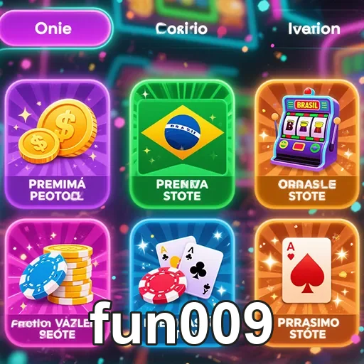 Serviços VIP de cassino e jogos oferecidos pelo site Fun009.